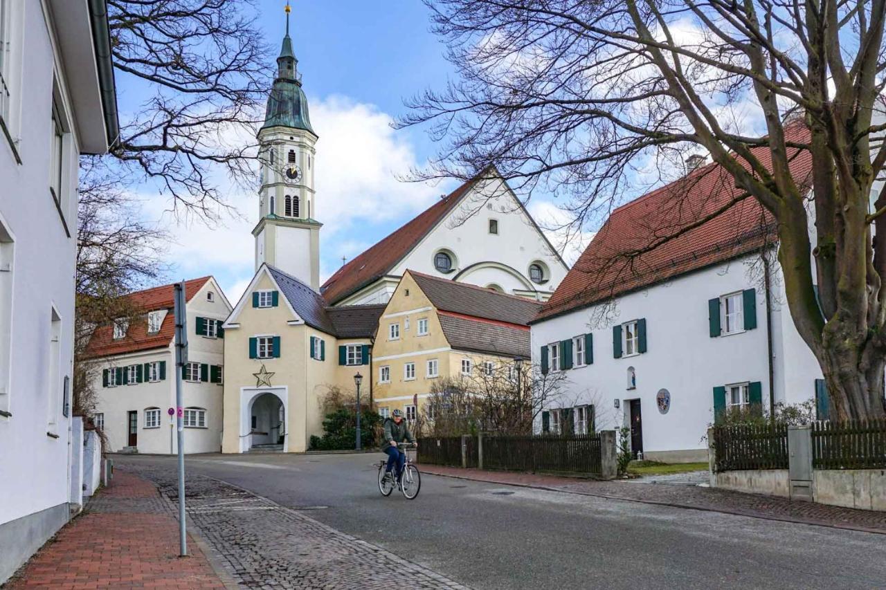 Hejm Apart - Design Maisonette-Ferienwohnung "Zugspitze" Mering Zewnętrze zdjęcie